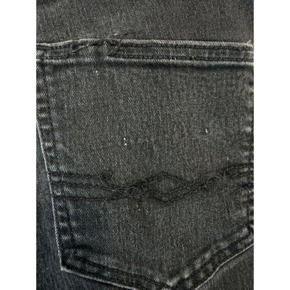 Denizen Levi's 216 Slim Jeans Men's W32 L32 Black Stretch Denim Faded Distressed - Picture 5 of 16